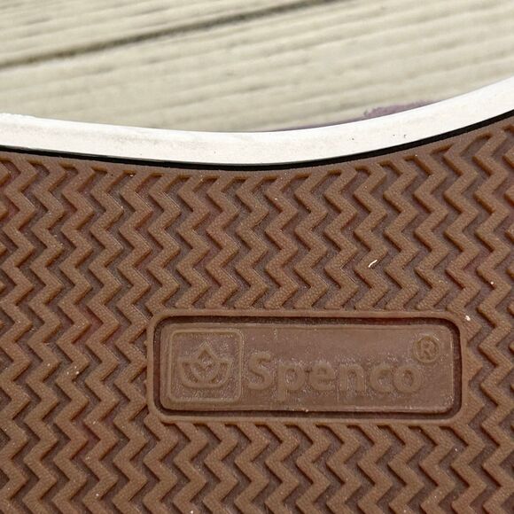 Spenco Sneakers Women’s Size 7.5 Color Lavender Elderberry Suede Comfort Slip-on - Picture 9 of 11
